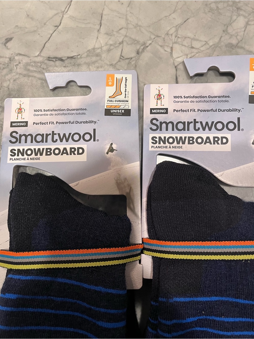 NWT! BUNDLE! 2-pack of Smartwool Snowboard Full-Cushion Over The Calf Socks!
